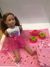 Load image into Gallery viewer, 18 inch Unicorn Birthday Picnic Set for Our Generation Sized dolls